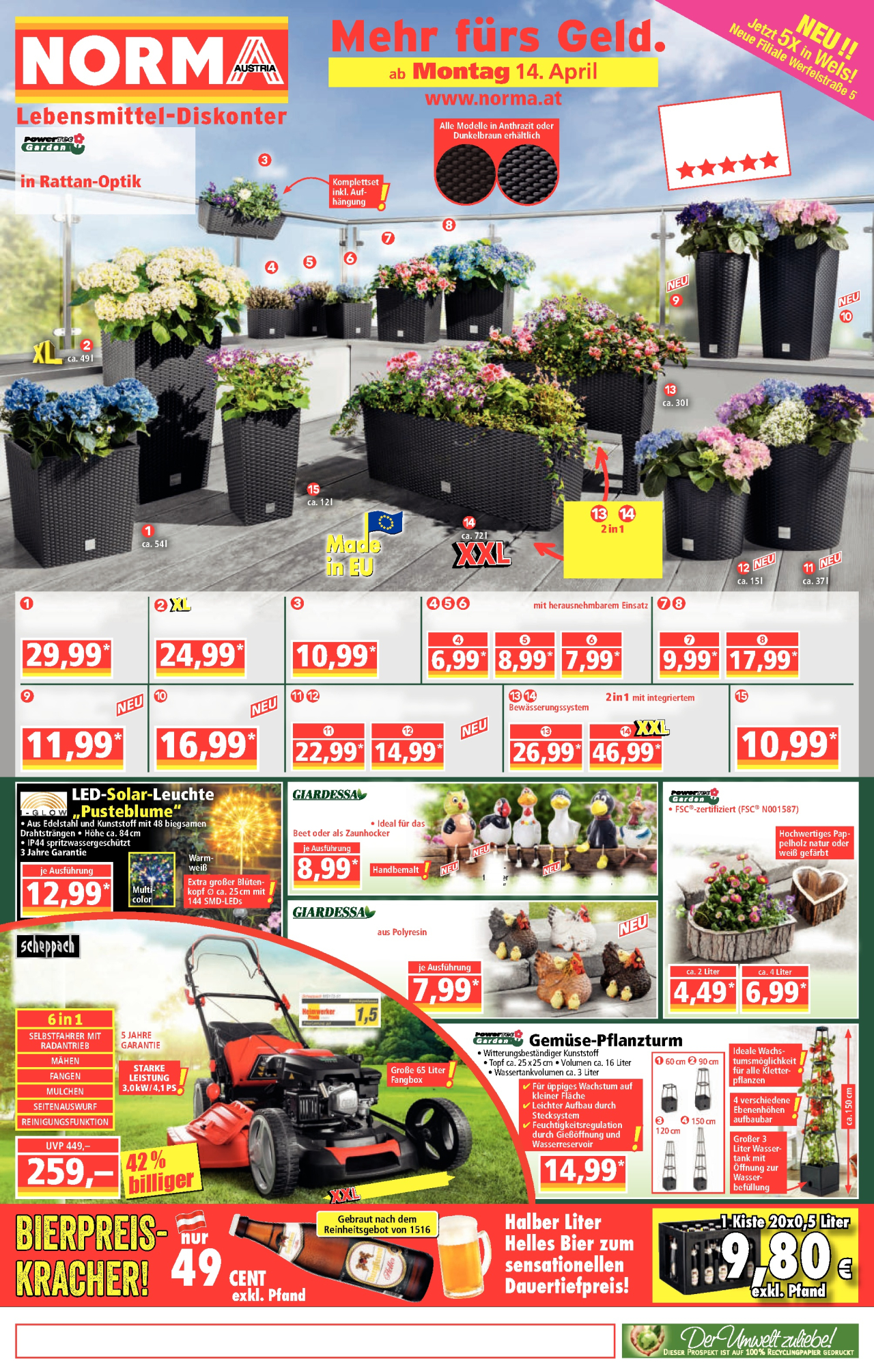 Norma Flugblatt vom 14. 04. 2025