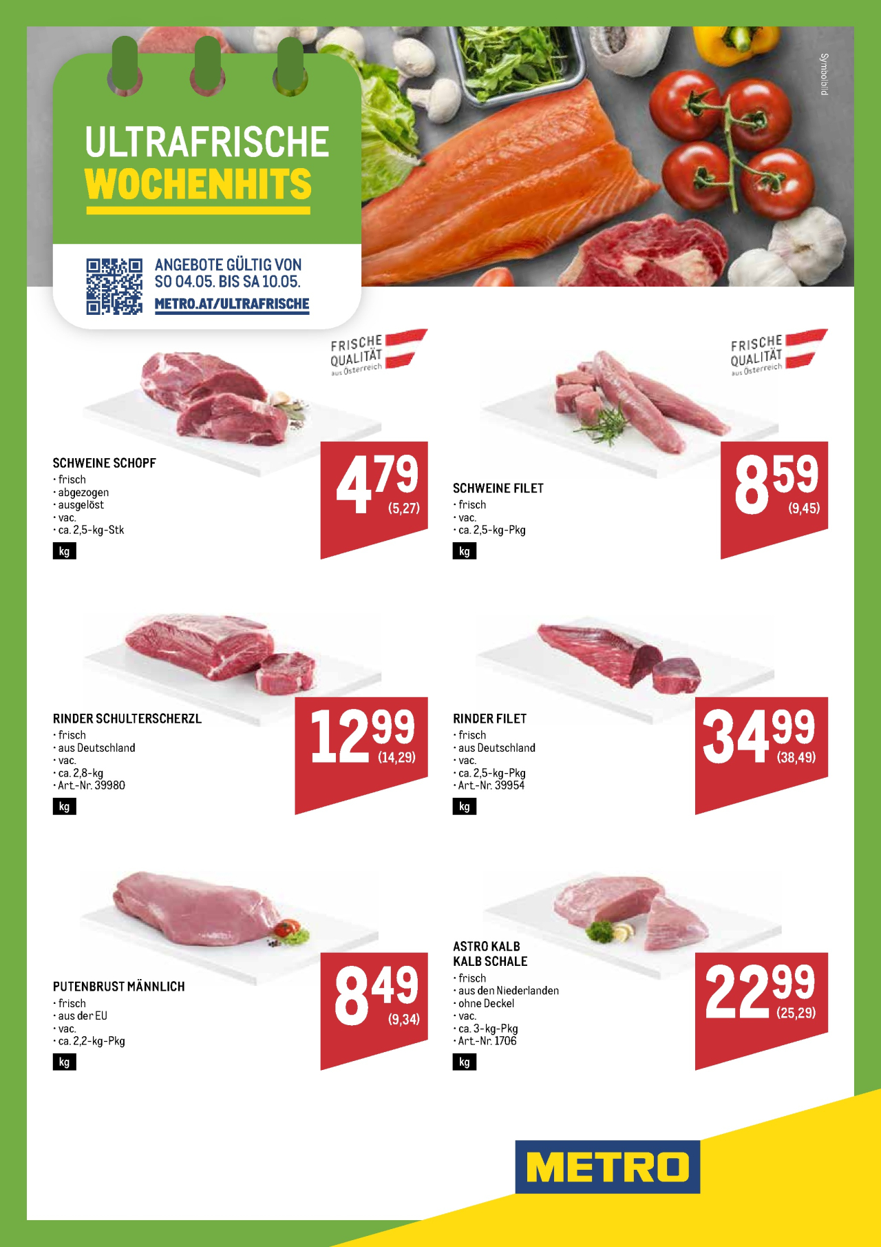 METRO Flugblatt Food vom 04. 05. 2025
