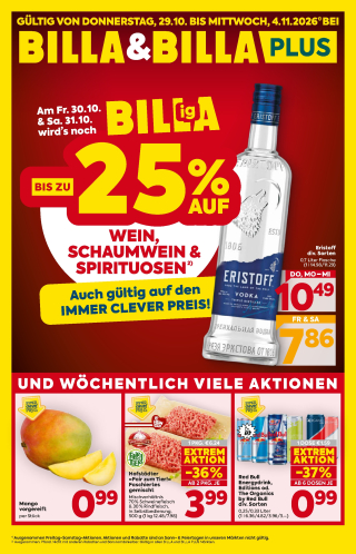 BILLA Flugblatt