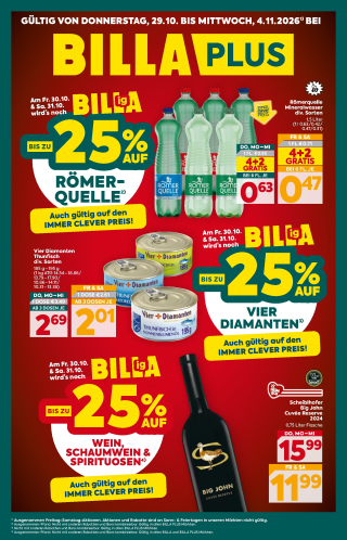 BILLA PLUS Flugblatt